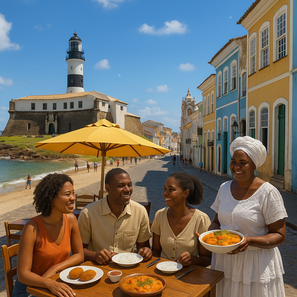 Um roteiro turístico e gastronômico em Salvador