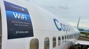 Copa Airlines anuncia internet da Starlink a bordo de seus voos