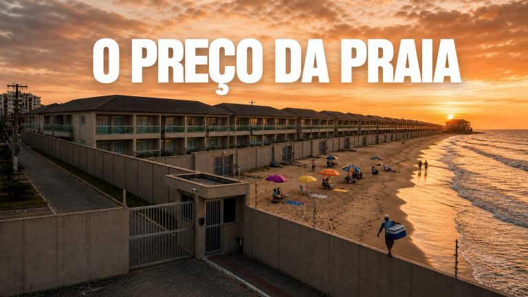 O Preço da Areia Quando a Especulação Imobiliária Come a Praia que Alimenta o Turismo